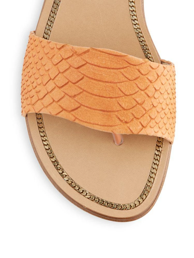 商品Stuart Weitzman|'Slip N Slide' Embossed Sandals,价格¥669,第3张图片详细描述