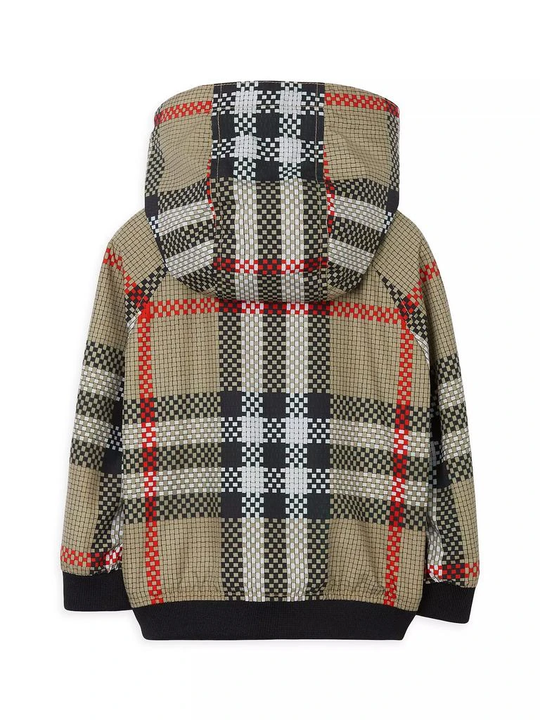 商品Burberry|Baby Boy's &amp; Little Boy's Check Print Windbreaker Jacket,价格¥2064,第3张图片详细描述