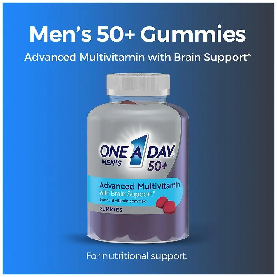 商品One A Day|Gummies Advanced Multivitamin with Immunity + Brain Support Strawberry,价格¥167,第5张图片详细描述