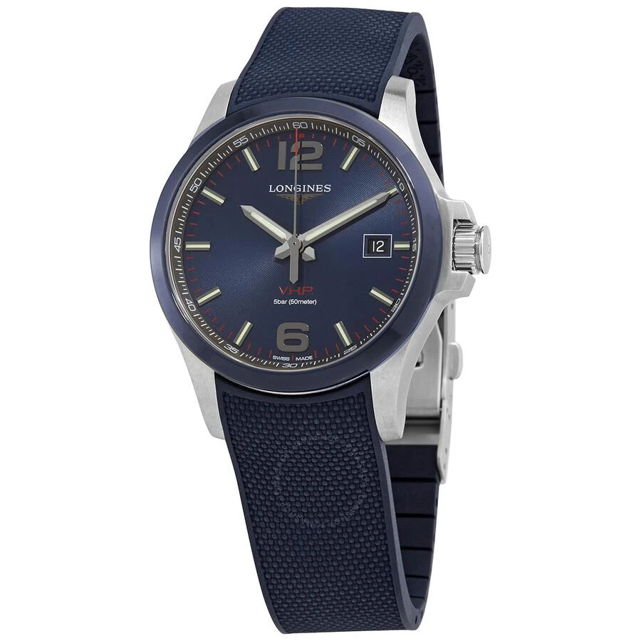 商品Longines|Conquest V.H.P. Quartz Blue Dial Men's Watch L3.729.4.96.9,价格¥6384,第1张图片