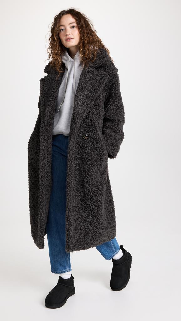 商品UGG|UGG Gertrude Long Teddy Coat,价格¥1767,第4张图片详细描述