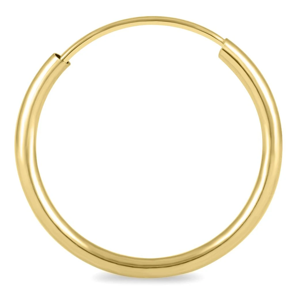 商品Monary|17mm Endless 14K Yellow Gold Filled Small Hoop Earrings,价格¥289,第2张图片详细描述