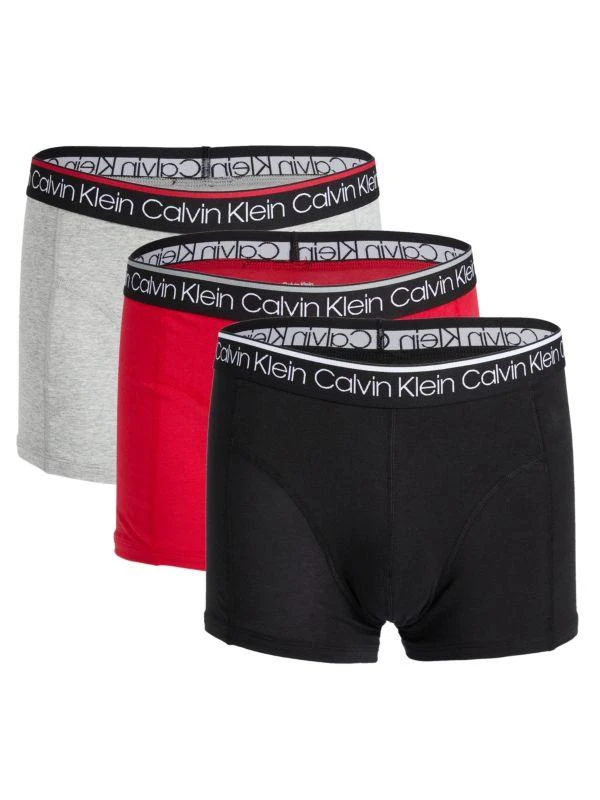 商品Calvin Klein|3-Pack Assorted Logo Trunks,价格¥115,第1张图片