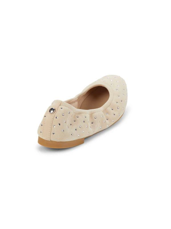 商品Stuart Weitzman|Bling Embellished Suede Ballet Flats,价格¥835,第3张图片详细描述