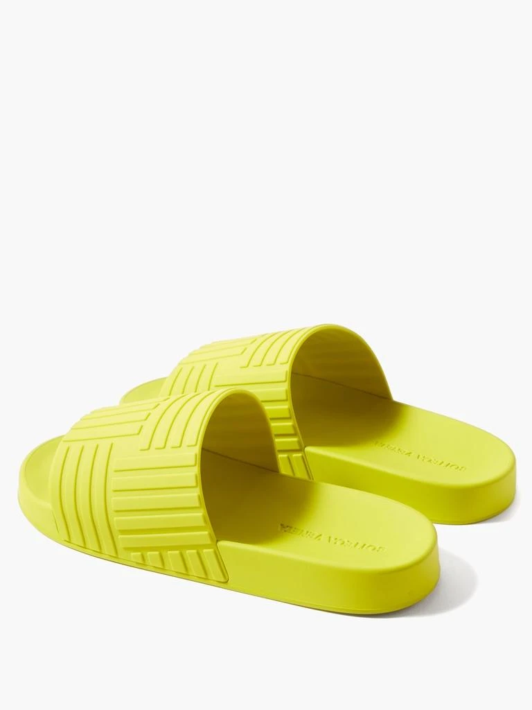 商品Bottega Veneta|Intrecciato-effect rubber slides,价格¥3761,第5张图片详细描述