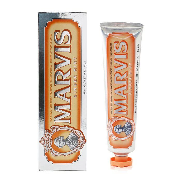 商品Marvis|Marvis 生姜薄荷牙膏 85ml/4.5oz,价格¥90,第2张图片详细描述