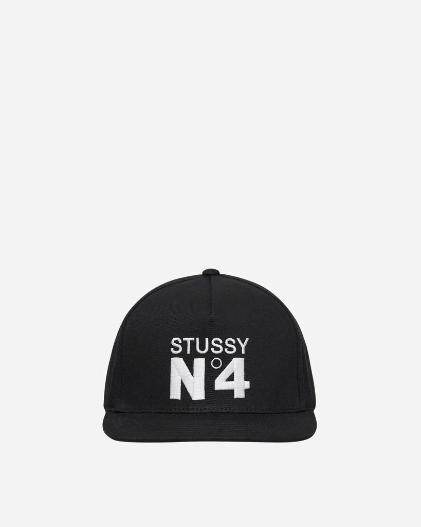 商品STUSSY|No. 4 Point Crown Cap Black,价格¥282,第1张图片