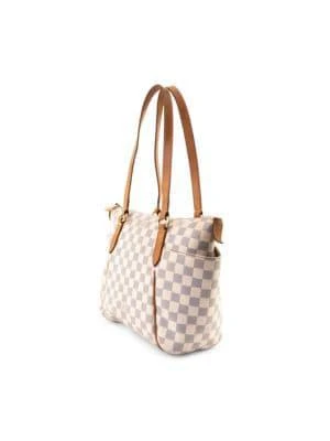 商品[二手商品] Louis Vuitton|Damier Azur Coated Canvas Tote,价格¥8992,第3张图片详细描述