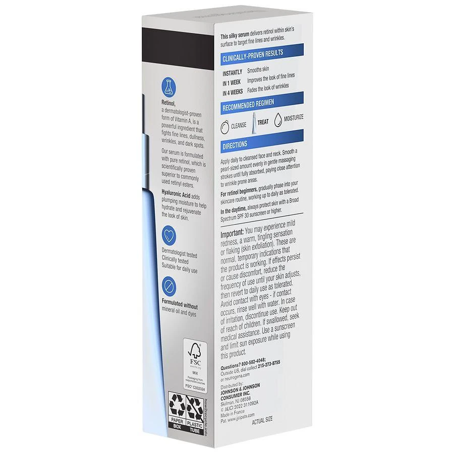 商品Neutrogena|Rapid Wrinkle Repair Anti-Aging Retinol Serum,价格¥209,第2张图片详细描述