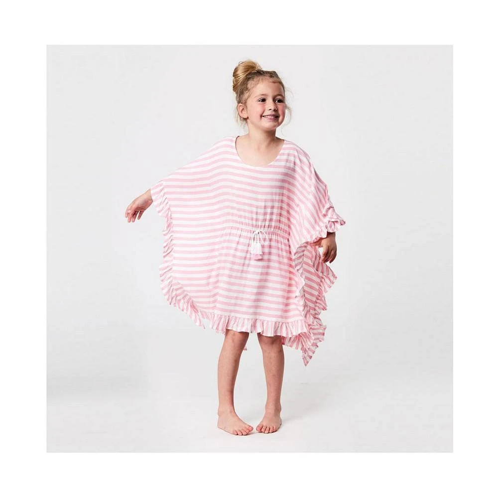 商品Snapper Rock|Toddler|Child Girls Pink Stripe Cover Up,价格¥387,第2张图片详细描述