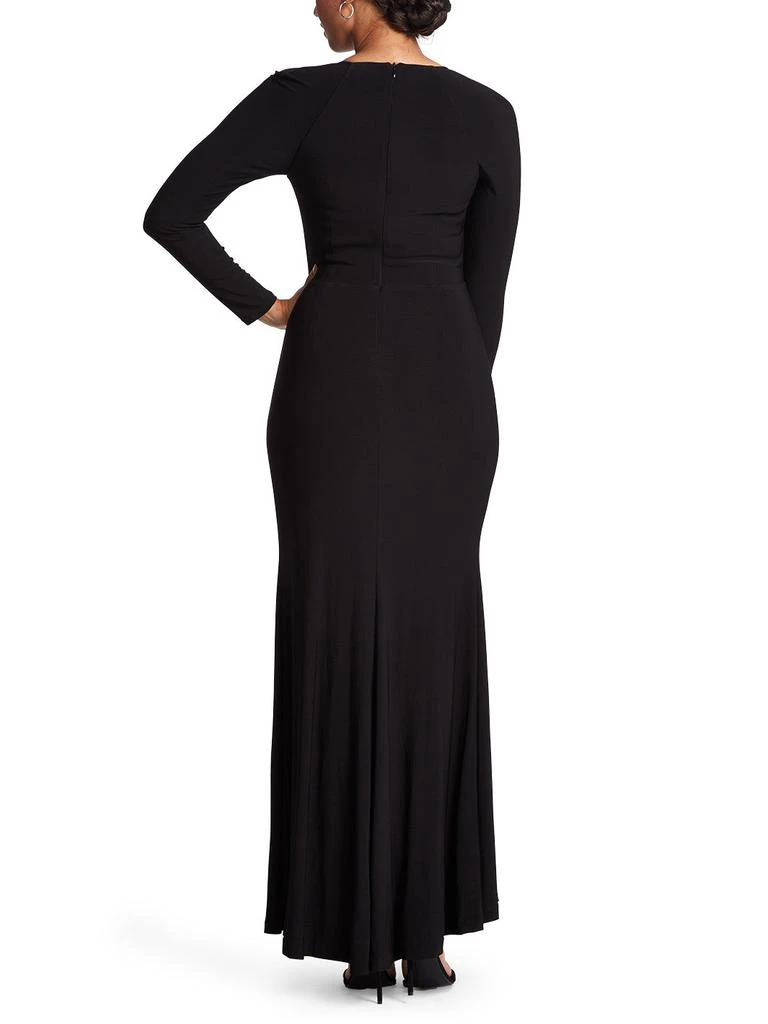 商品Vince Camuto|Long Sleeve Raglan Gown With Front Knot,价格¥378,第3张图片详细描述