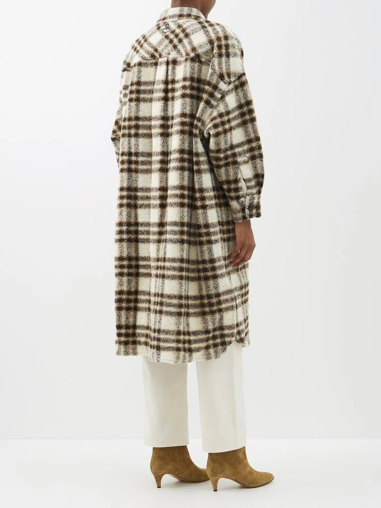 商品Isabel Marant Étoile|Fontizi checked wool-blend coat,价格¥2505,第5张图片详细描述