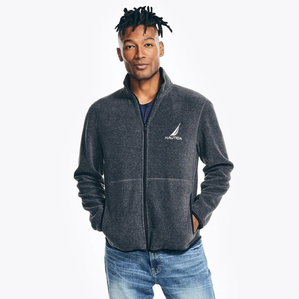 商品Nautica|Nautica Mens Full-Zip Nautex Fleece,价格¥161,第3张图片详细描述