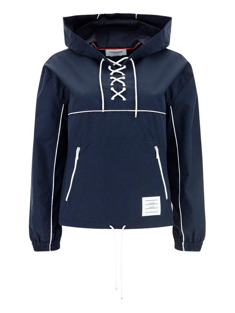商品Thom Browne|Thom Browne Oversized-Fit Pullover Jacket,价格¥7715,第1张图片