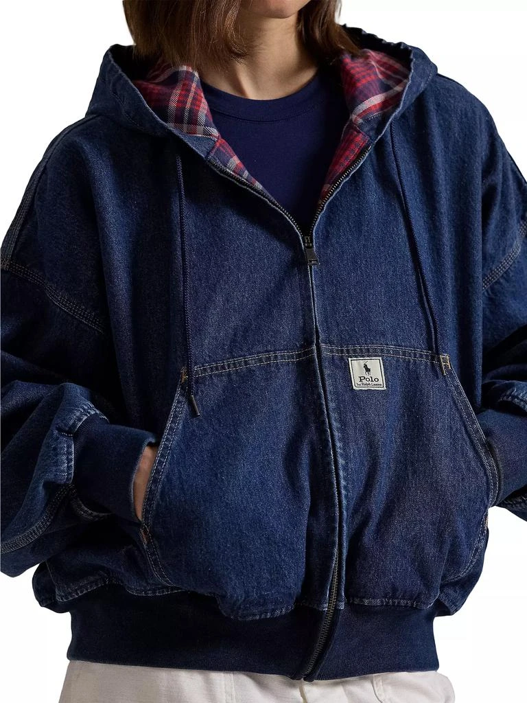 商品Ralph Lauren|Denim Hooded Jacket,价格¥2642,第4张图片详细描述