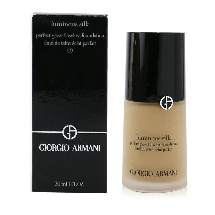 商品Giorgio Armani|Giorgio Armani 柔亮自然粉底液 LSF粉底液 保湿修饰控油定妆遮瑕 - # 5.9 （中度肤色，自然） -5.9 （中度肤色，自然）(30ml/1oz),价格¥306,第2张图片详细描述