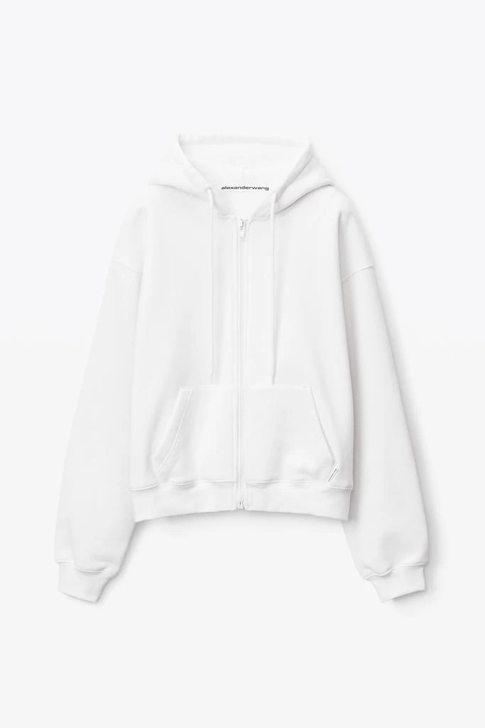 商品Alexander Wang|ZIP HOODIE IN DENSE FLEECE,价格¥2865,第3张图片详细描述