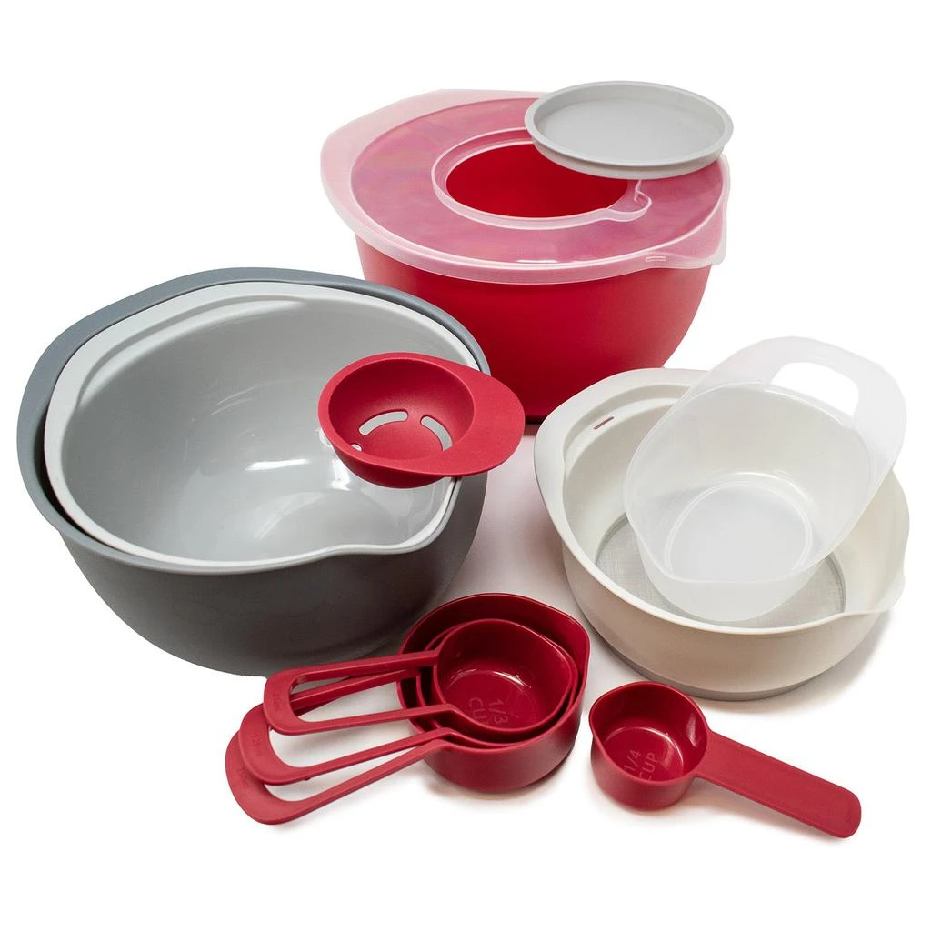 商品Norpro|Nested Mixing Bowls and Measuring Cups, 12 Piece Set,价格¥285,第1张图片