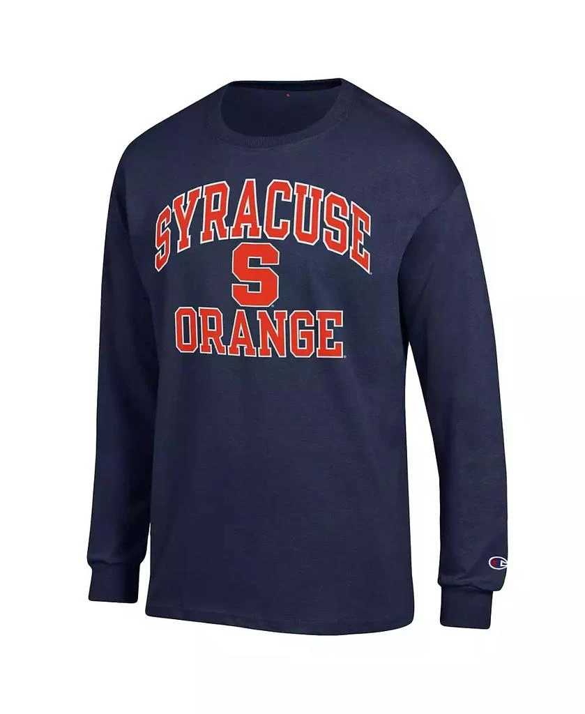 商品CHAMPION|Men's Navy Syracuse Orange High Motor Long Sleeve T-shirt,价格¥240,第2张图片详细描述