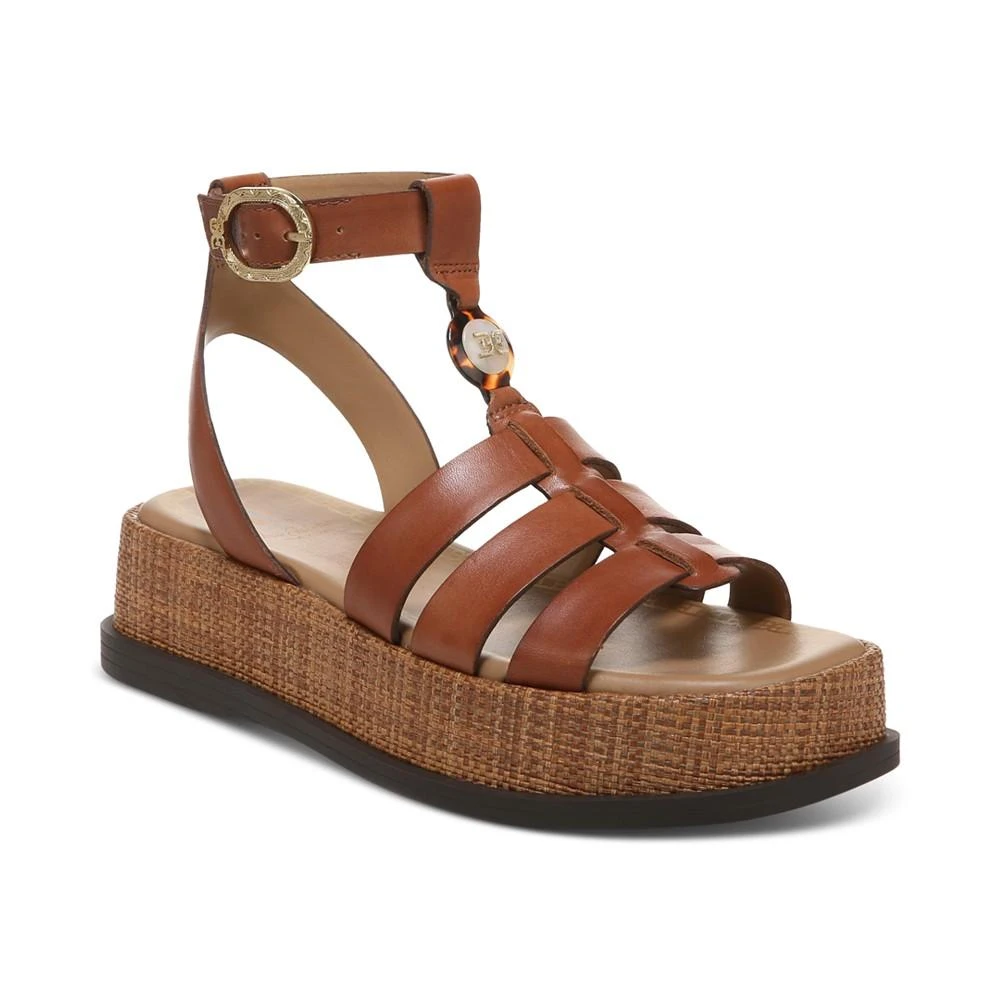 商品Sam Edelman|Naima Ankle-Strap Platform Gladiator Sandals,价格¥1170,第1张图片