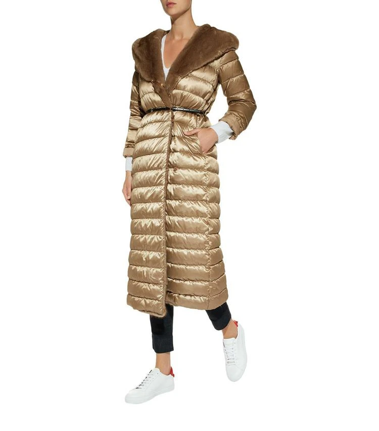 商品Max Mara|Reversible Rabbit Trim Down Coat,价格¥14074,第3张图片详细描述