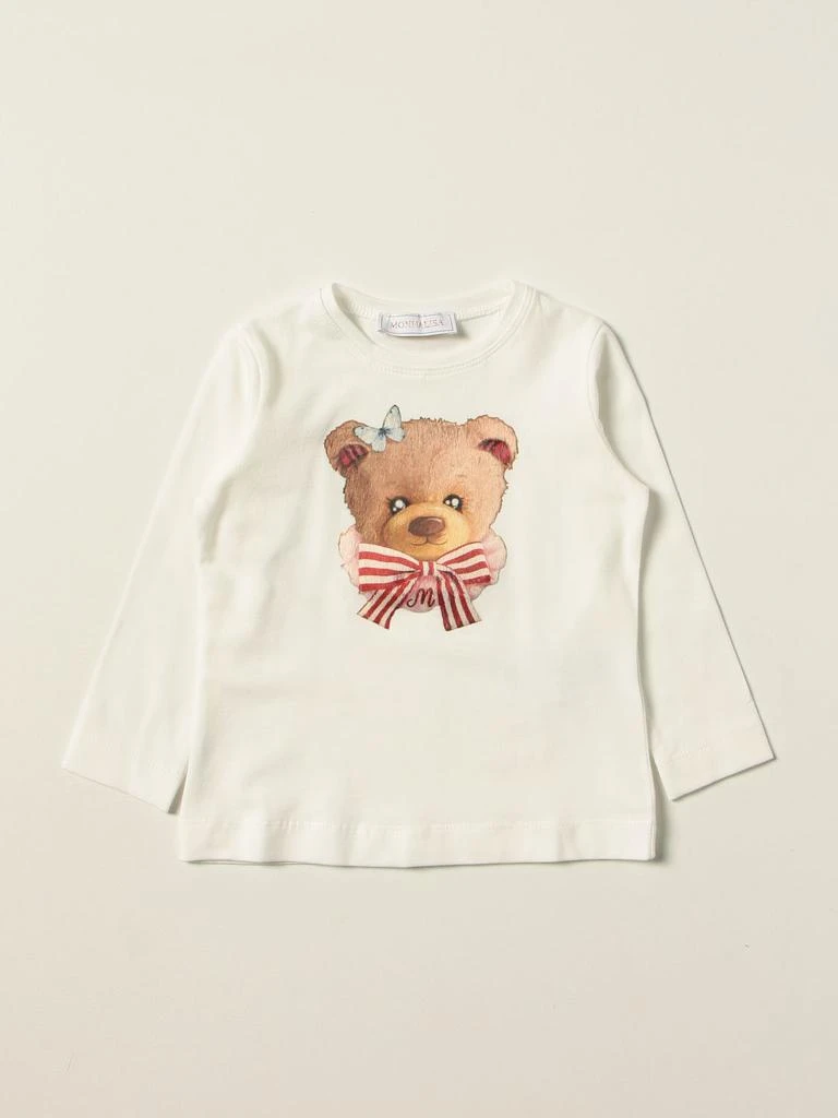 商品MONNALISA|Monnalisa t-shirt in cotton with bear print,价格¥331,第1张图片