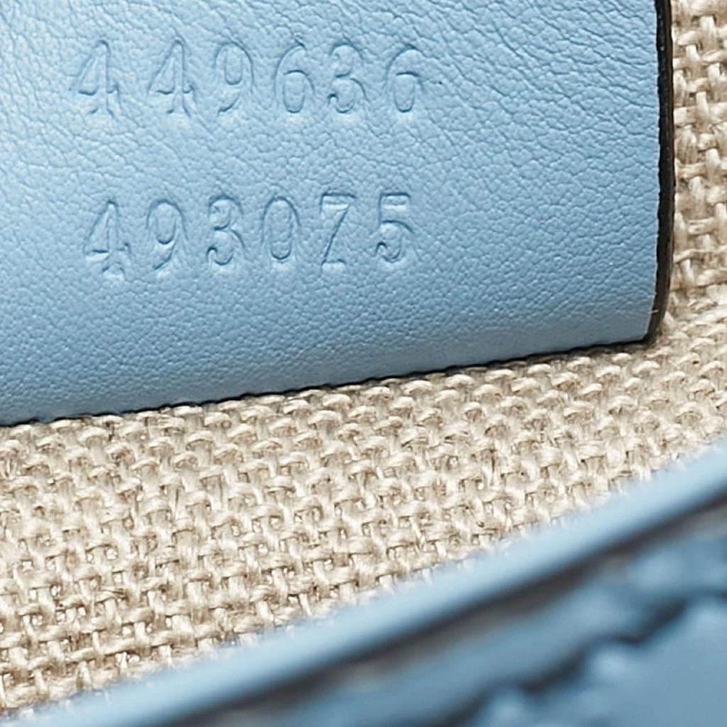 Gucci Light Blue MIcroguccissima Leather Mini Emily Chain Shoulder Bag 商品
