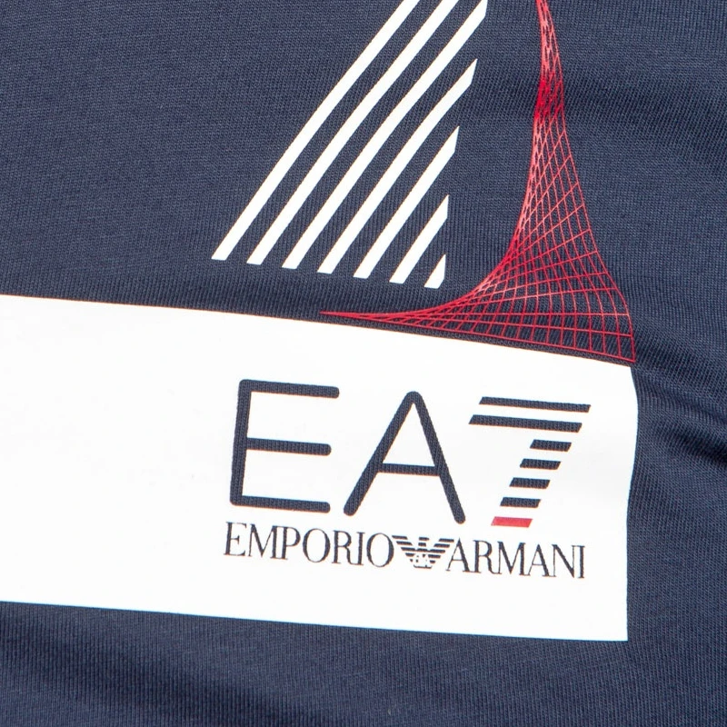 商品Emporio Armani|Emporio Armani 安普里奥 阿玛尼 EA7男士短袖T恤深蓝色 3GPT60-J02Z-1554,价格¥417,第1张图片