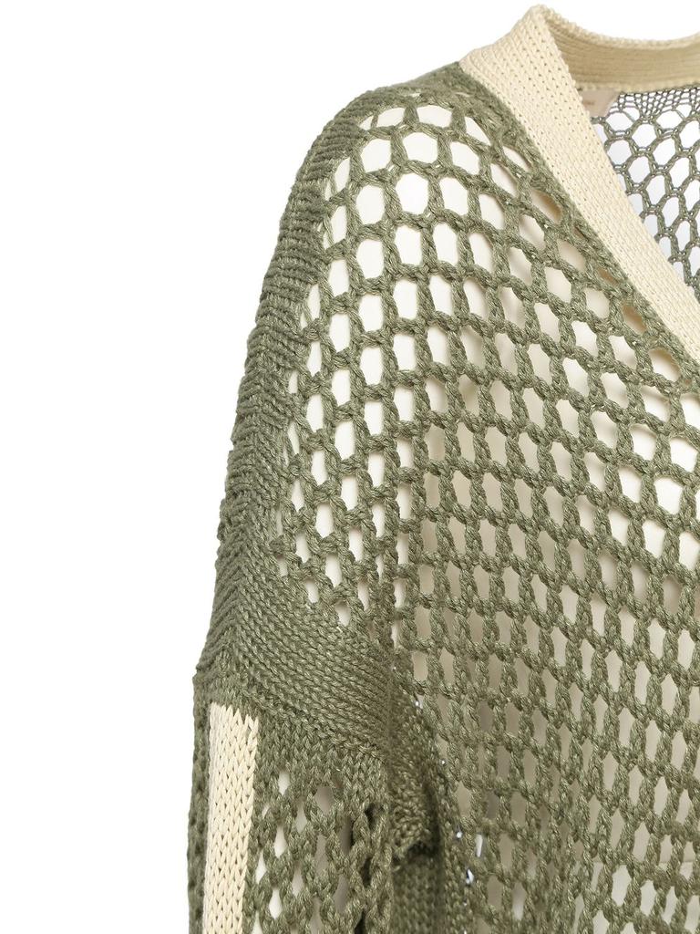 Cashmere & Linen Loose Knit Cardigan商品第3张图片规格展示