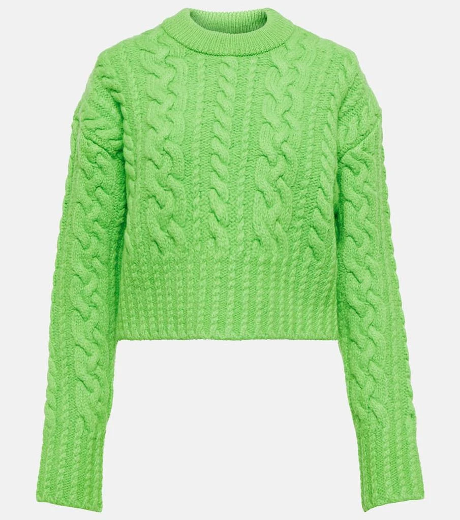 商品AMI|Cable-knit virgin wool sweater,价格¥2676,第1张图片