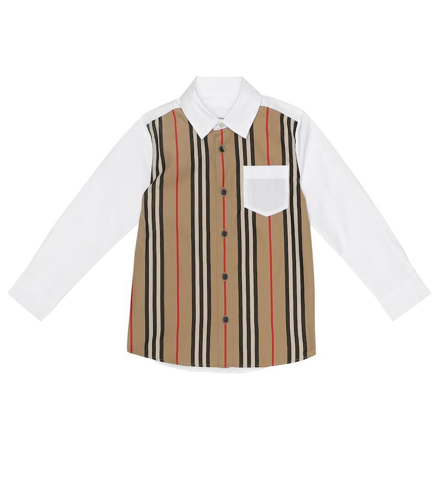 Icon Stripe stretch-cotton shirt商品第1张图片规格展示