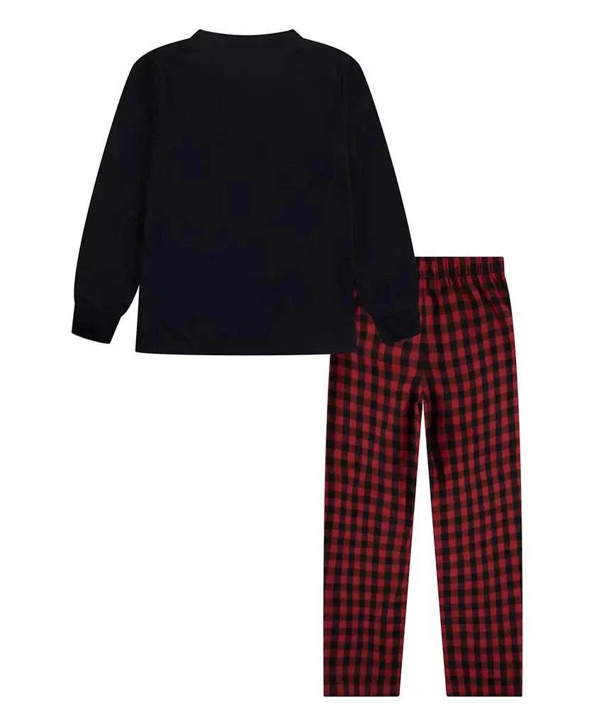 商品Ralph Lauren|Big Boys Long Sleeve Tee and Woven Pant Pajamas, 2-Piece Set,价格¥238,第2张图片详细描述