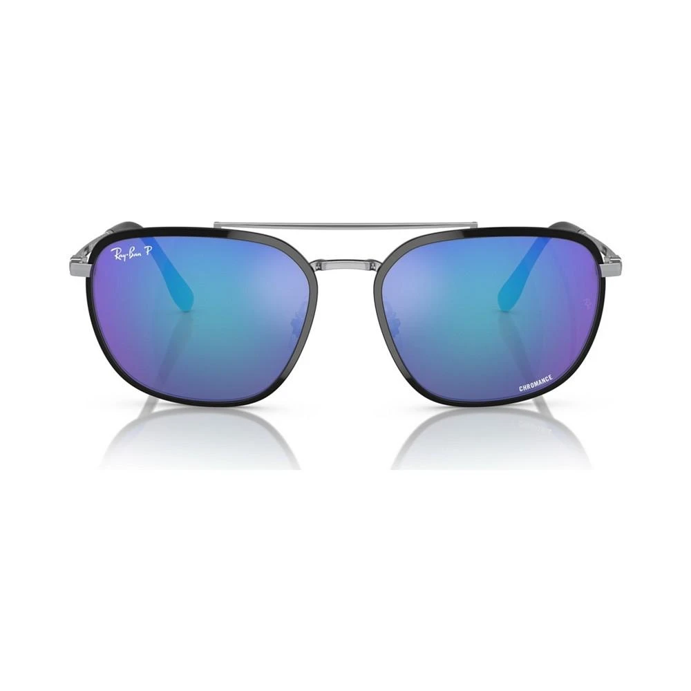 商品Ray-Ban|Men's Polarized Sunglasses, RB3708 Chromance,价格¥2061,第3张图片详细描述