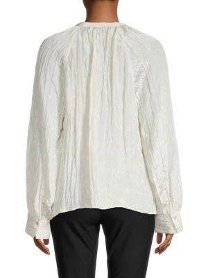 商品Vince|​Poet Crinkled Blouse,价格¥562,第2张图片详细描述