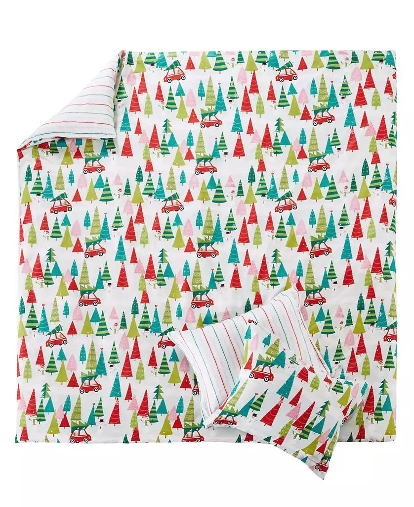 Merry Bright Holly Jolly Reversible 3-Pc. Comforter Set 商品
