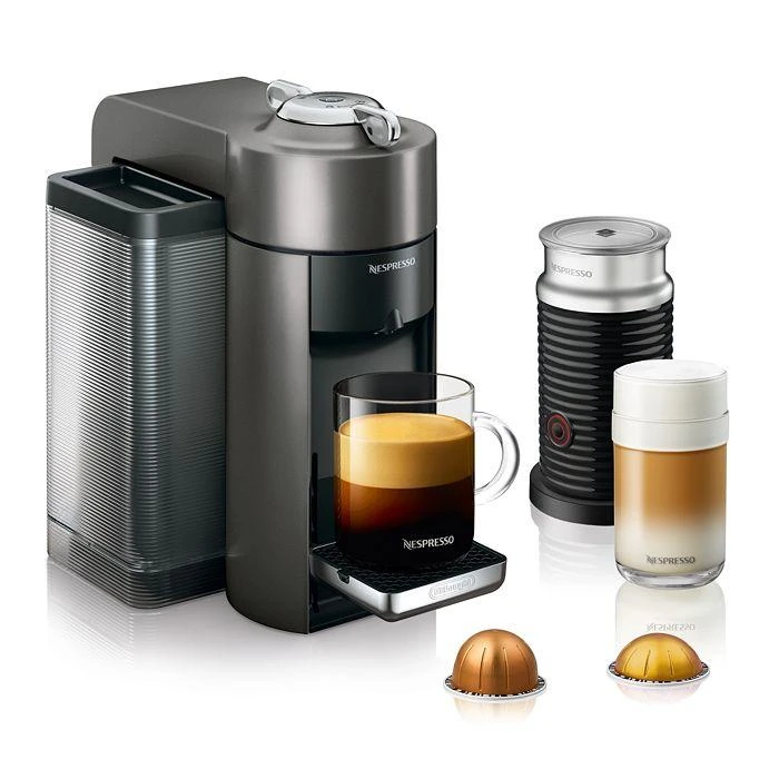 商品Nespresso|Vertuo Coffee & Espresso Maker by De'Longhi with Aeroccino Milk Frother,价格¥2008,第1张图片