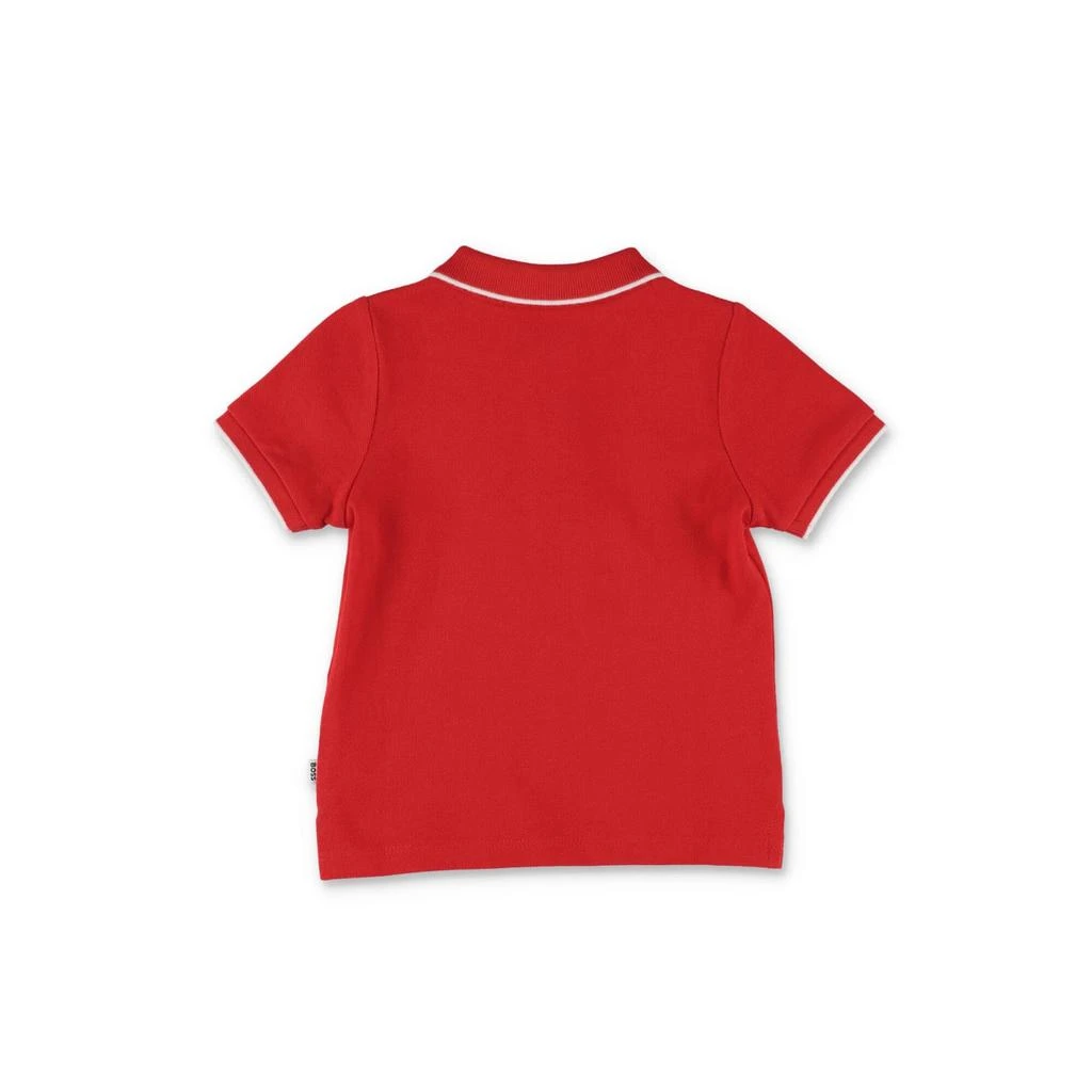 商品Hugo Boss|Hugo Boss Polo Rossa In Piquet Di Cotone Baby Boy,价格¥710,第2张图片详细描述