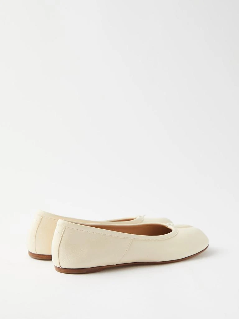 商品MAISON MARGIELA|Tabi split-toe leather ballet flats,价格¥3417,第4张图片详细描述