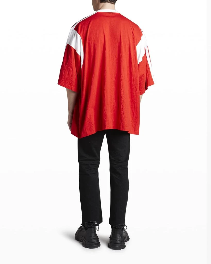 商品Balenciaga|Men's Sporty Boxy T-Shirt,价格¥3233,第4张图片详细描述
