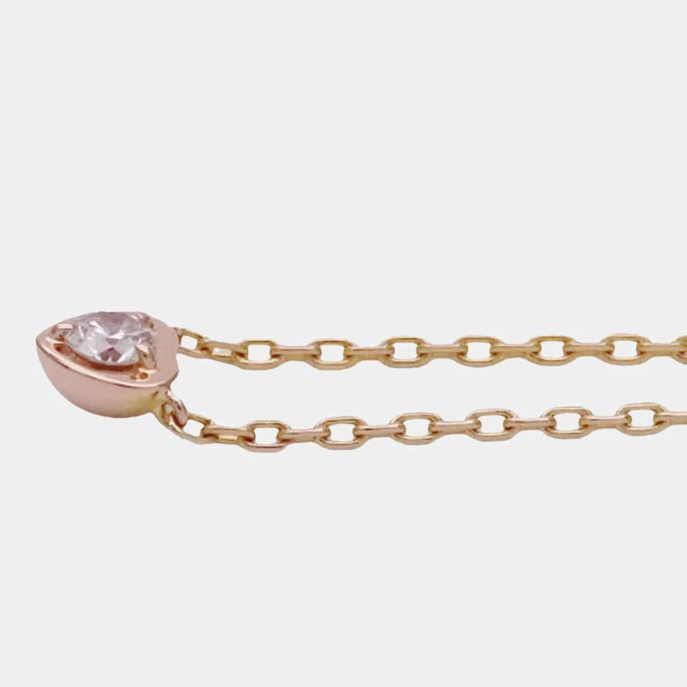 商品[二手商品] Cartier|Cartier Diamant Léger De Heart 18K Yellow Gold Diamond Necklace,价格¥9674,第2张图片详细描述