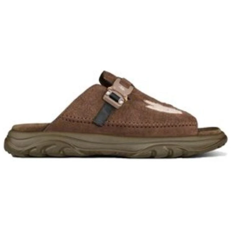 商品[国内直发] Dior|Cactus Jack x  迪奥 Travis scott联名系列 经典百搭一字拖鞋 男款 咖啡色,价格¥12692,第3张图片详细描述