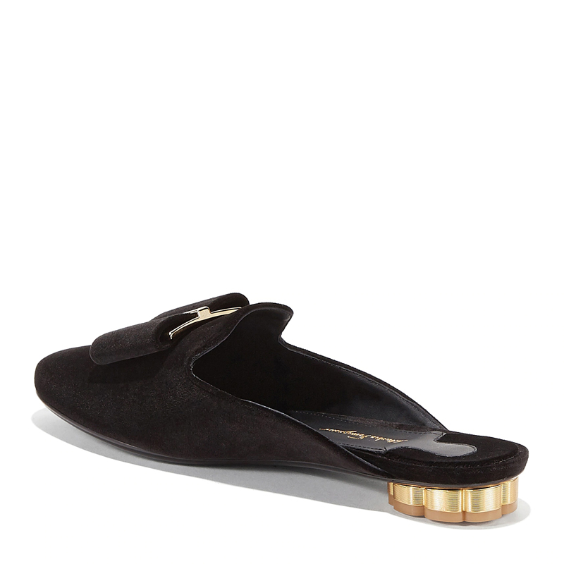 Salvatore Ferragamo 菲拉格慕 女士黑色拖鞋 01-M949-680205商品第3张图片规格展示