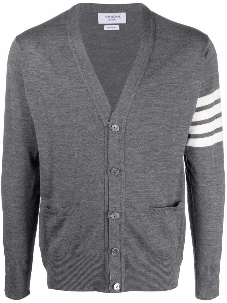 商品Thom Browne|Cardigan with stripes,价格¥7100,第1张图片