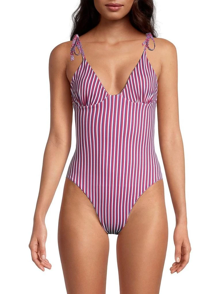 商品Solid & Striped|Olympia Reversible One-Piece,价格¥525,第5张图片详细描述