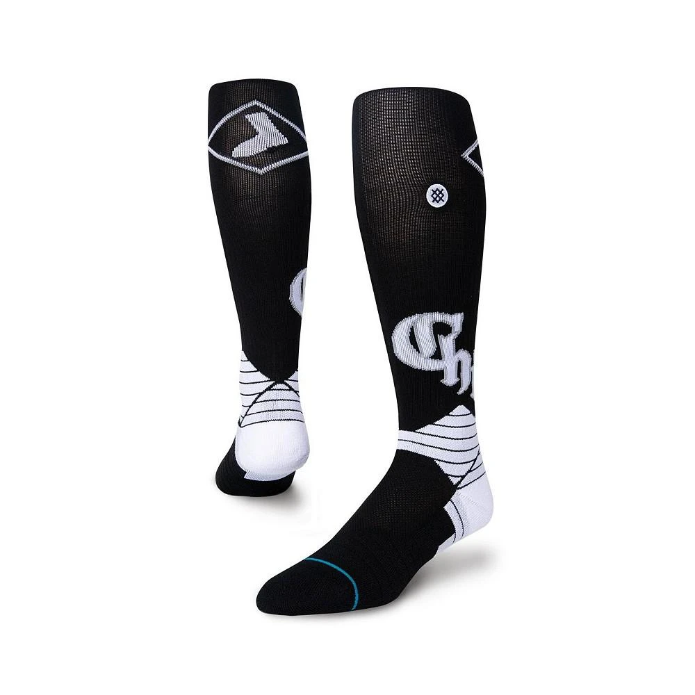 商品Stance|Men's Black Chicago White Sox City Connect Over the Calf Socks,价格¥188,第1张图片