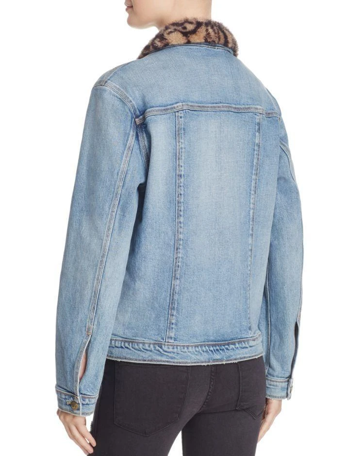 商品Joe's Jeans|Denim Faux-Fur Collar Boyfriend Jacket,价格¥2007,第2张图片详细描述