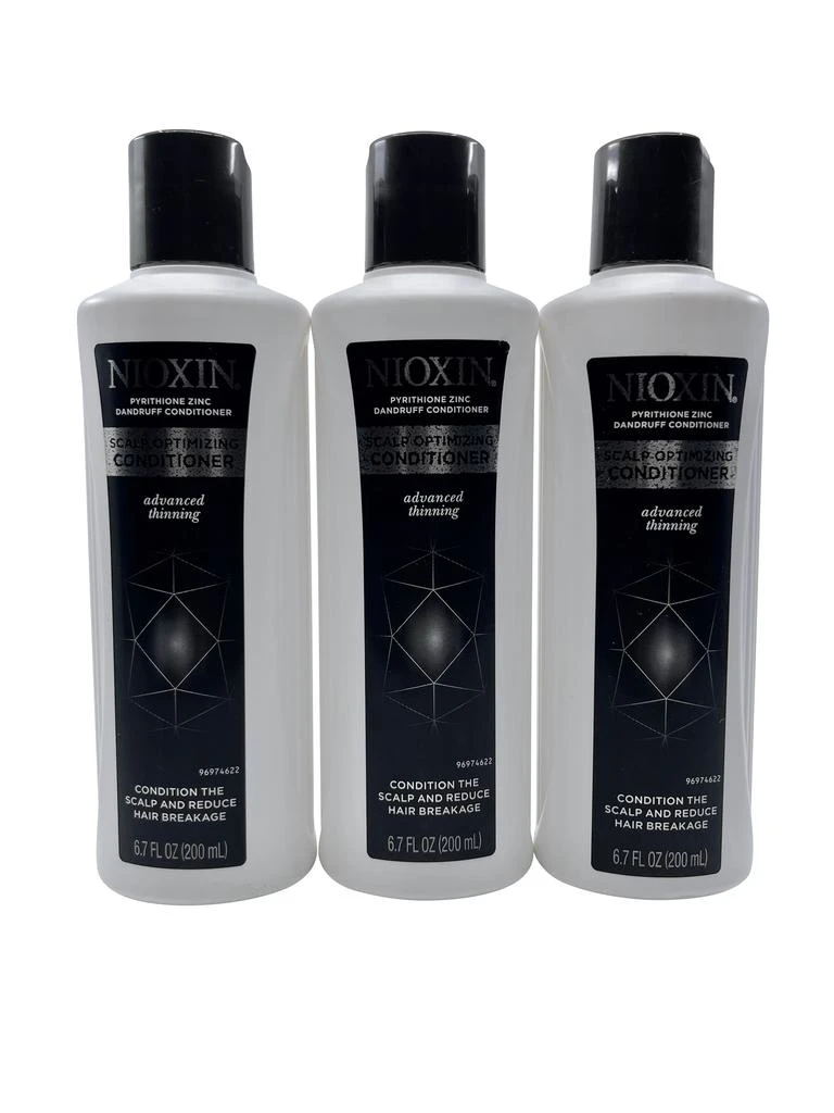 商品NIOXIN|Advanced Pyrithione Zinc Dandruff Conditioner Thinning Hair 6.7 OZ 3 pack,价格¥140,第1张图片