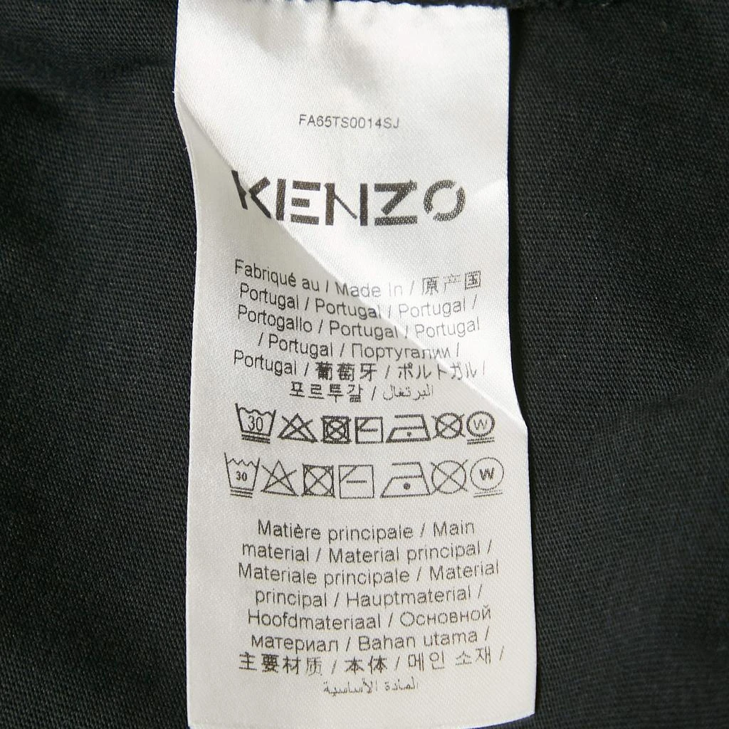 商品[二手商品] Kenzo|Kenzo Black Logo Print Cotton Crew Neck T-Shirt L,价格¥1067,第5张图片详细描述