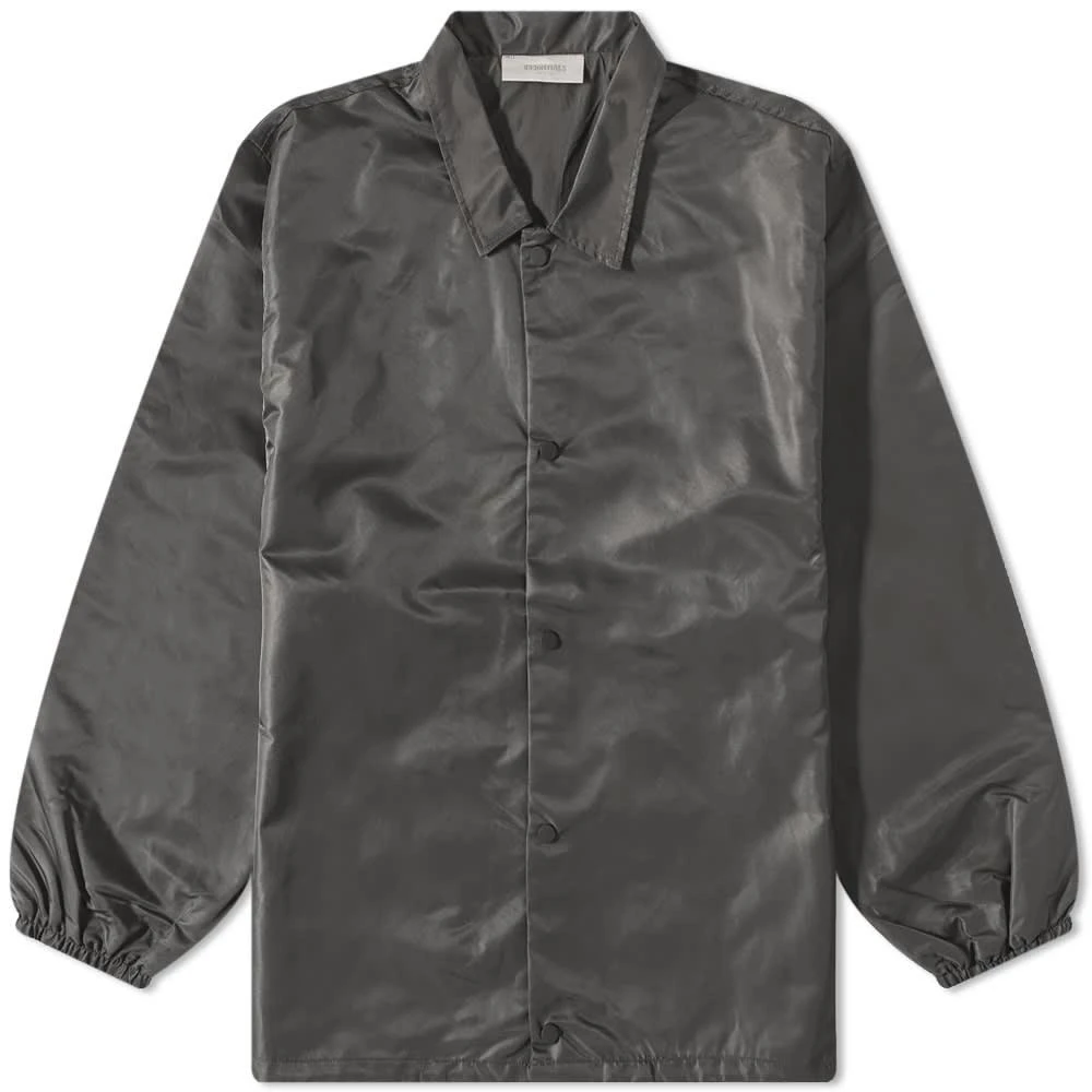 商品Essentials|Fear of God ESSENTIALS 1977 Nylon Coaches Jacket - Off Black,价格¥929,第1张图片