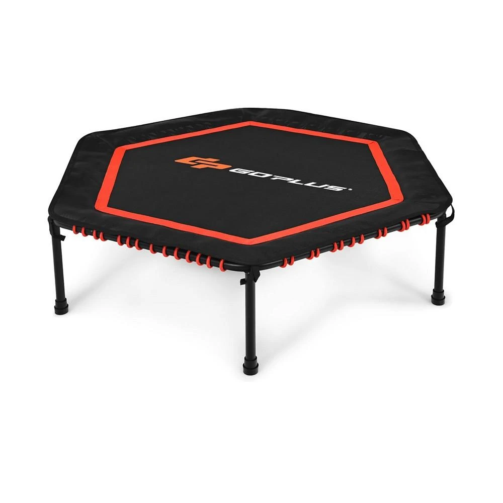 商品Costway|50'' Hexagonal Fitness Trampoline Exercise Rebounder,价格¥596,第1张图片